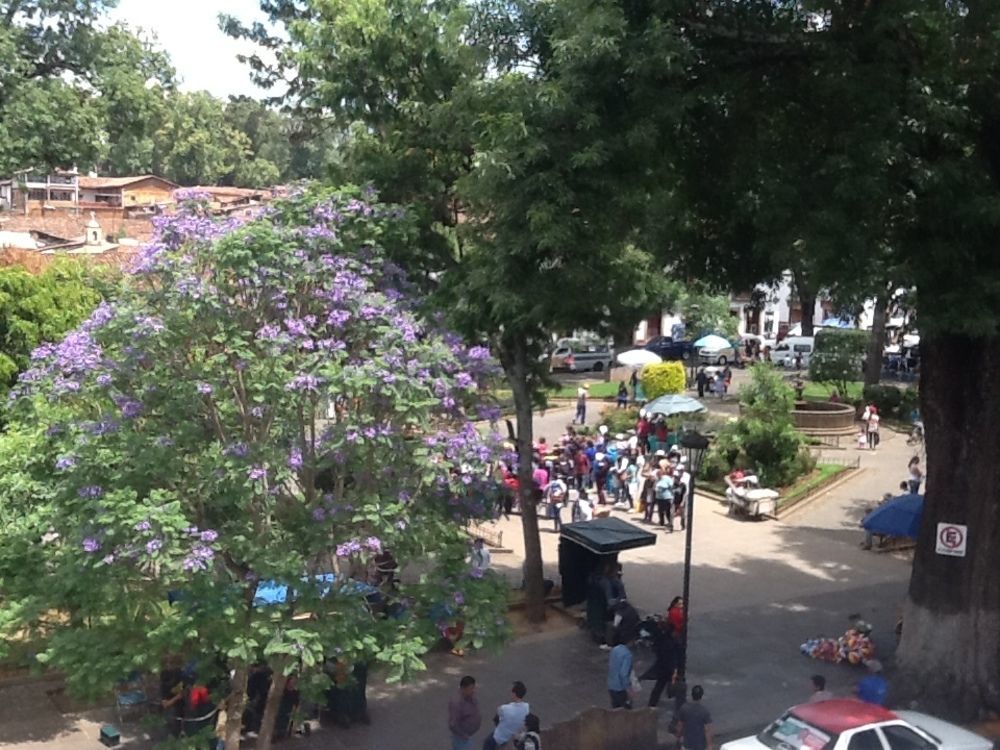 Posada de San Agustin Patzcuaro Bagian luar foto